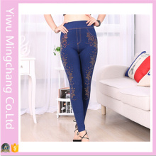 Yiwu Factory Direct Nueva Señora Slim Denim Leggings